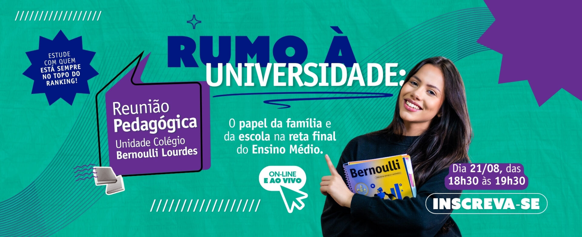 Reunião pedagógica 21/08 - Colégio Bernoulli Lourdes