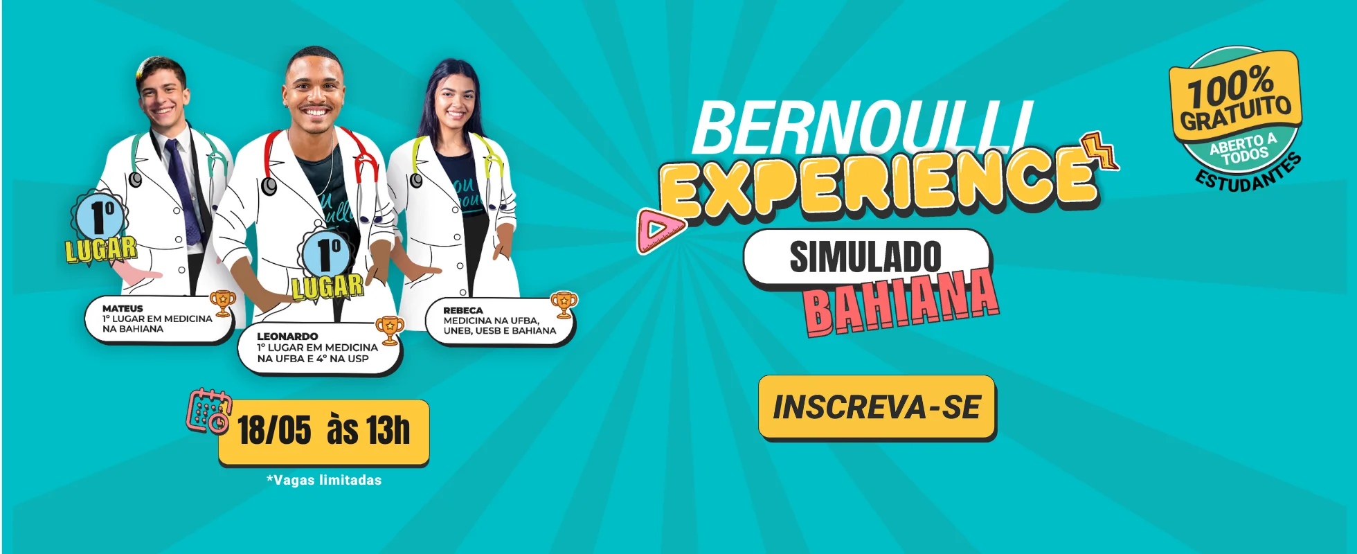 Bernoulli Experience - Simulado Bahiana - Pré-vestibular Bernoulli Salvador.