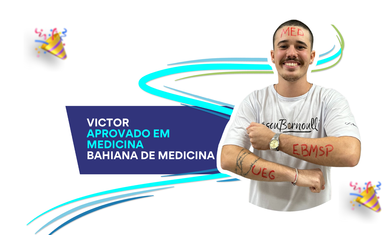 Victor, Aprovado Bahiana de Medicina 2.2025