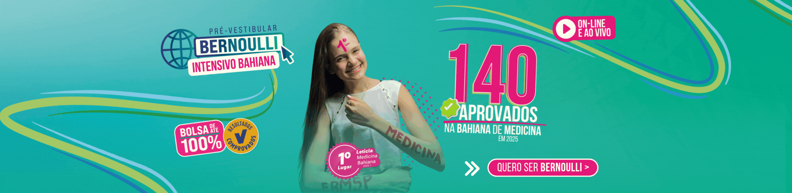 Intensivo Bahiana On-line - Pré-vestibular Bernoulli Salvador