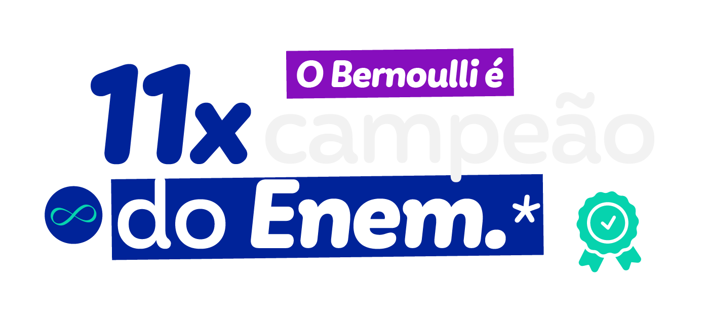Selo Bernoulli 11x campeão do Enem