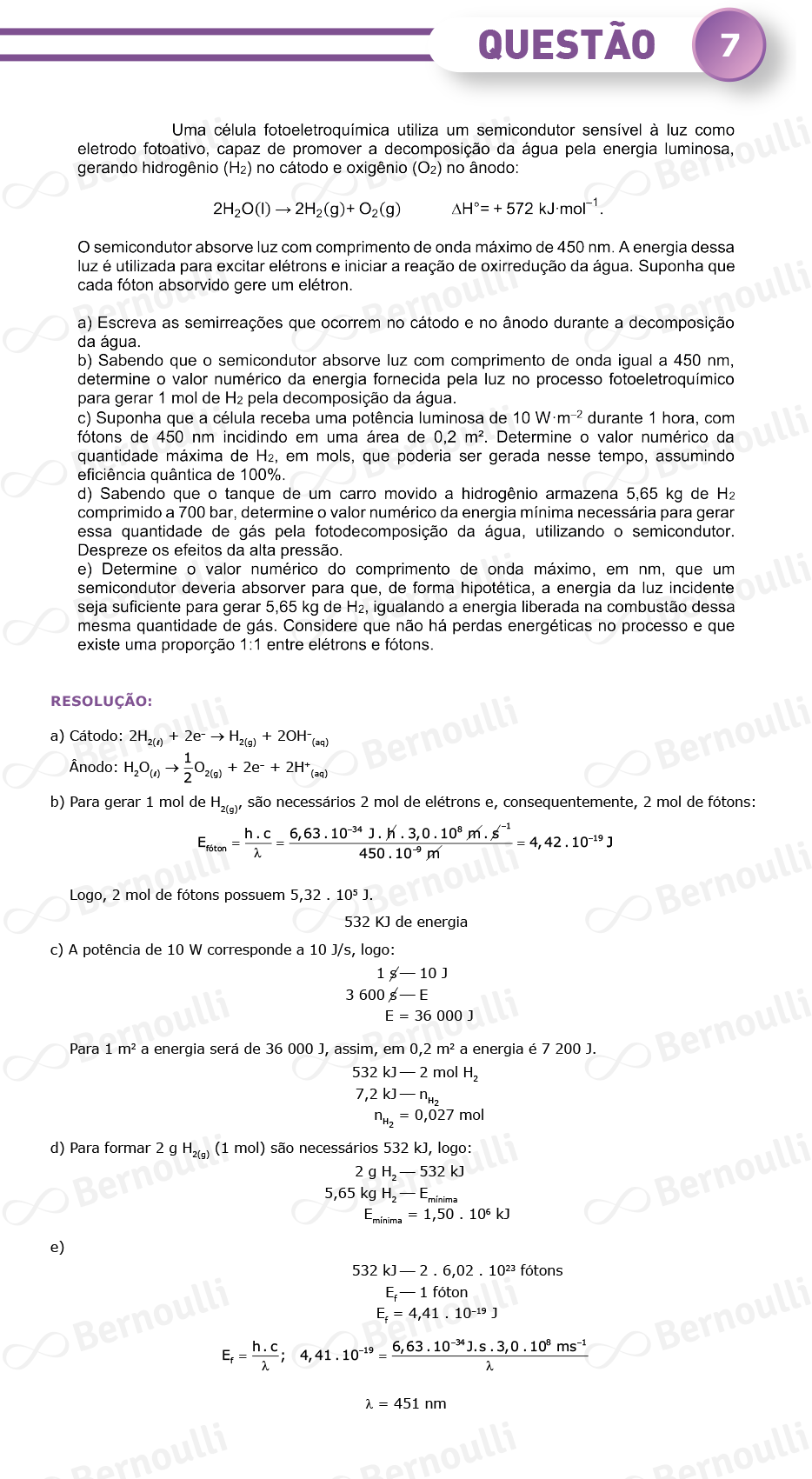 ITA 2026 - 2ª Fase - Química | Bernoulli Resolve ♾️