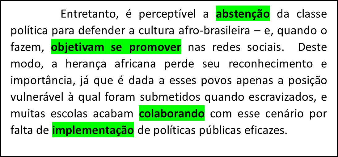 redação enem exemplo