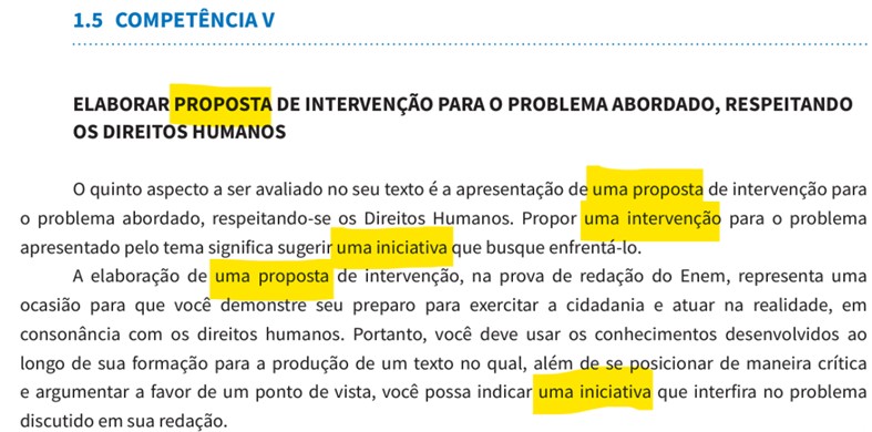Competência V Redação Enem