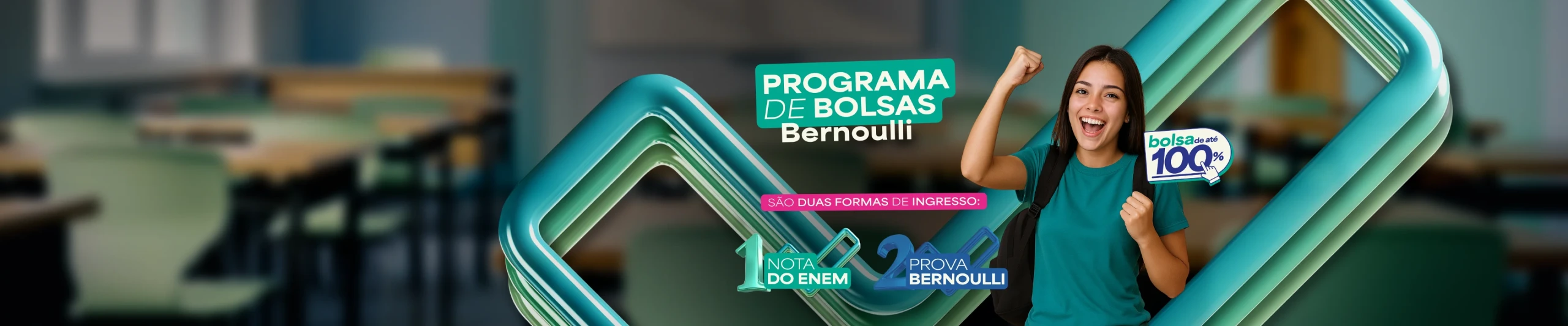Programa de Bolsas Bernoulli - Pré-vestibular com até 100% de desconto