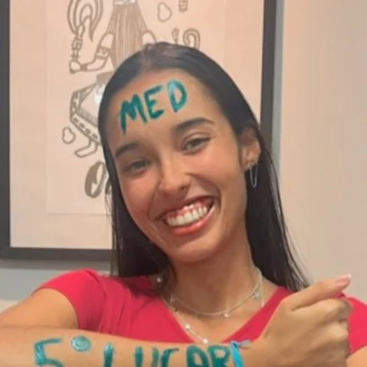 Letícia Cardoso, aprovada em Medicina na Bahiana.