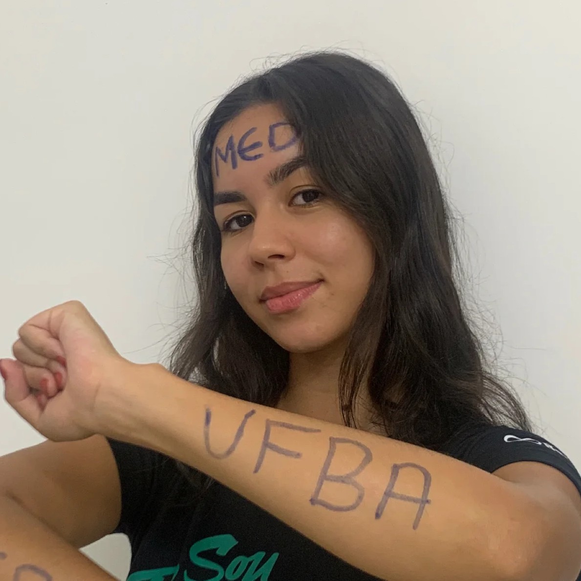 Luanna Ramos, aprovada em Medicina na UFBA.