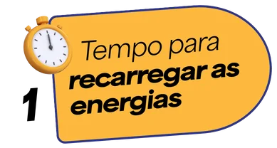Tempo para recarregar as energias - Metodologia 4 Tempos Bernoulli