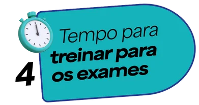 Tempo para treinar para os exames - Metodologia 4 Tempos Bernoulli