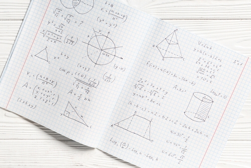 Caderno de matemática